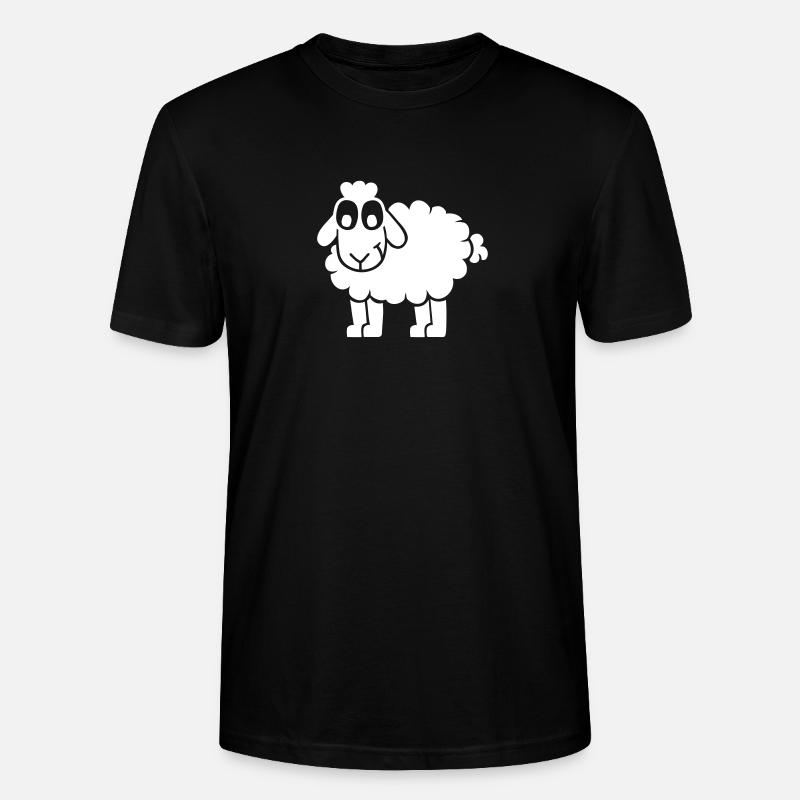 Schaf - Stanley/Stella Unisex Bio-T-Shirt CRAFTER - Schwarz