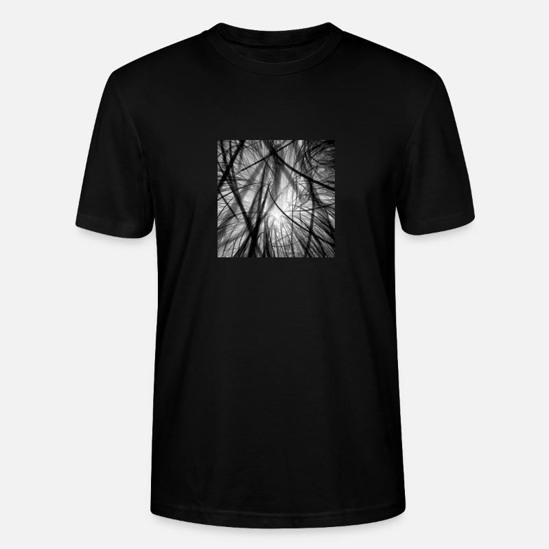Cable clutter black and white - Stanley/Stella CRAFTER Unisex Organic T-Shirt - black