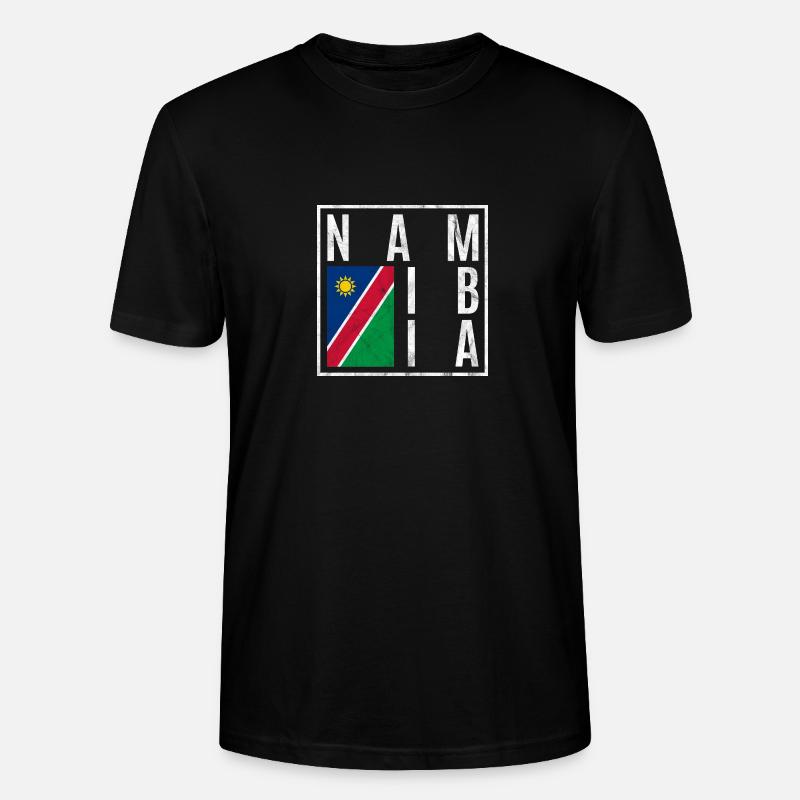 Namibia - Stanley/Stella Unisex Bio-T-Shirt CRAFTER - Schwarz