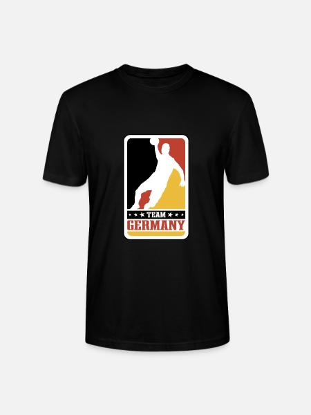 Handball - Team Germany - Stanley/Stella CRAFTER Unisex Organic T-Shirt - black
