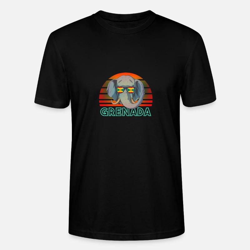 Grenada - Stanley/Stella Unisex Bio-T-Shirt CRAFTER - Schwarz