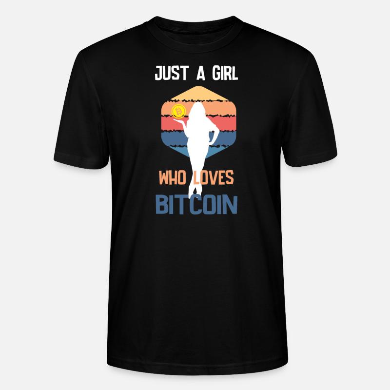 Hodl Bitcoin Krypto Crypto Kryptowähungen - Stanley/Stella Unisex Bio-T-Shirt CRAFTER - Schwarz