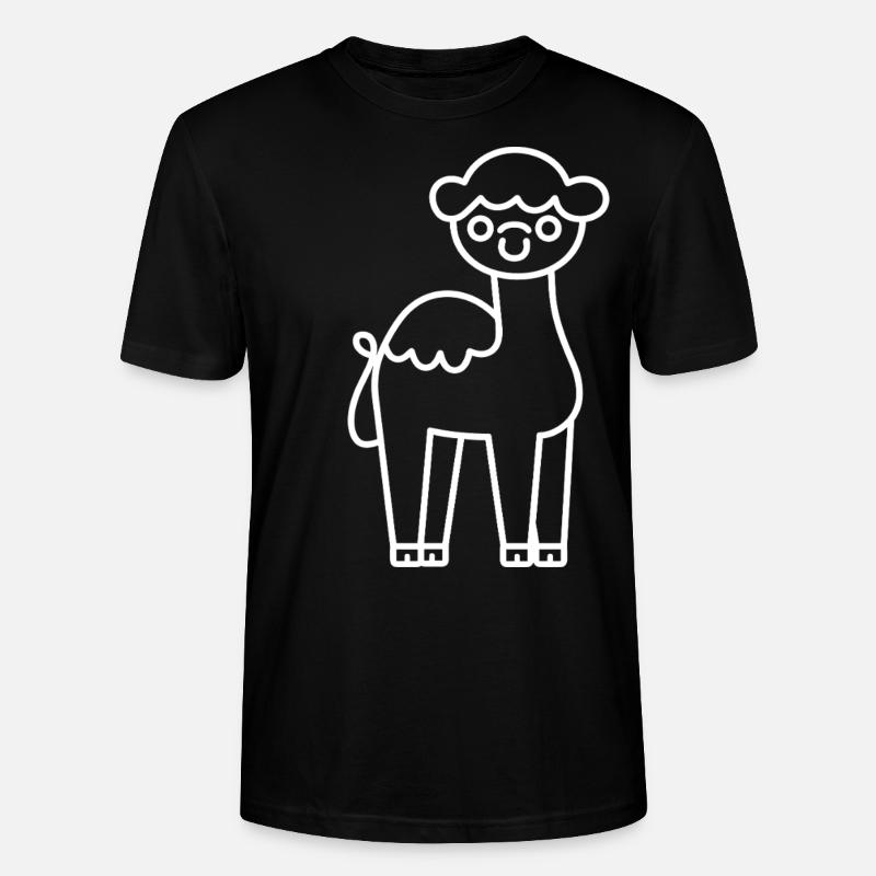 Kamel - Stanley/Stella Unisex Bio-T-Shirt CRAFTER - Schwarz
