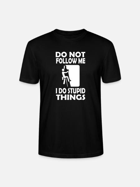 Bouldering Climbing Climbing - Stanley/Stella CRAFTER Unisex Organic T-Shirt - black