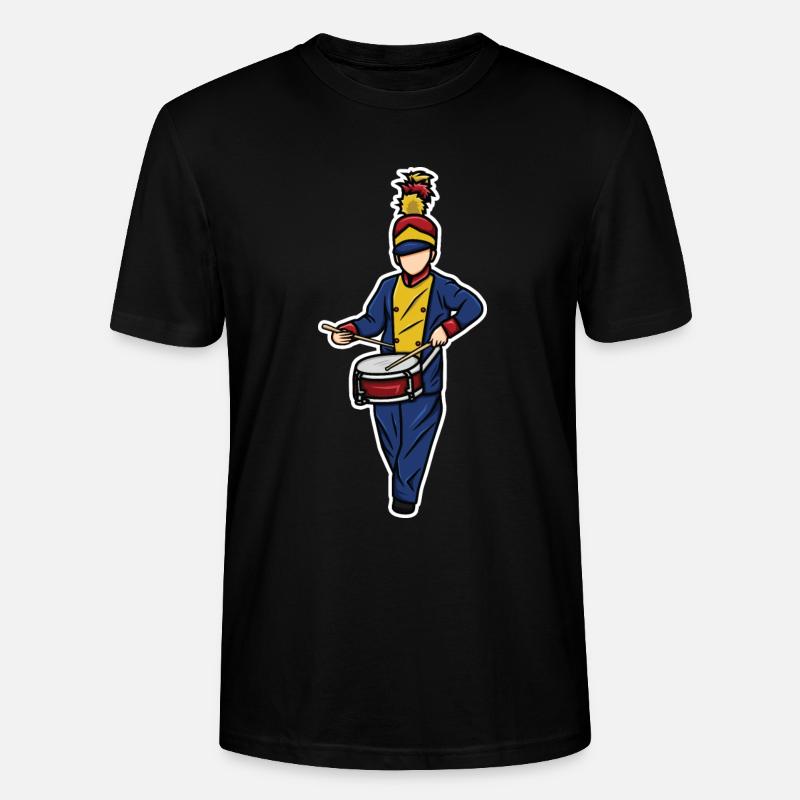Trommler Junge - Stanley/Stella Unisex Bio-T-Shirt CRAFTER - Schwarz