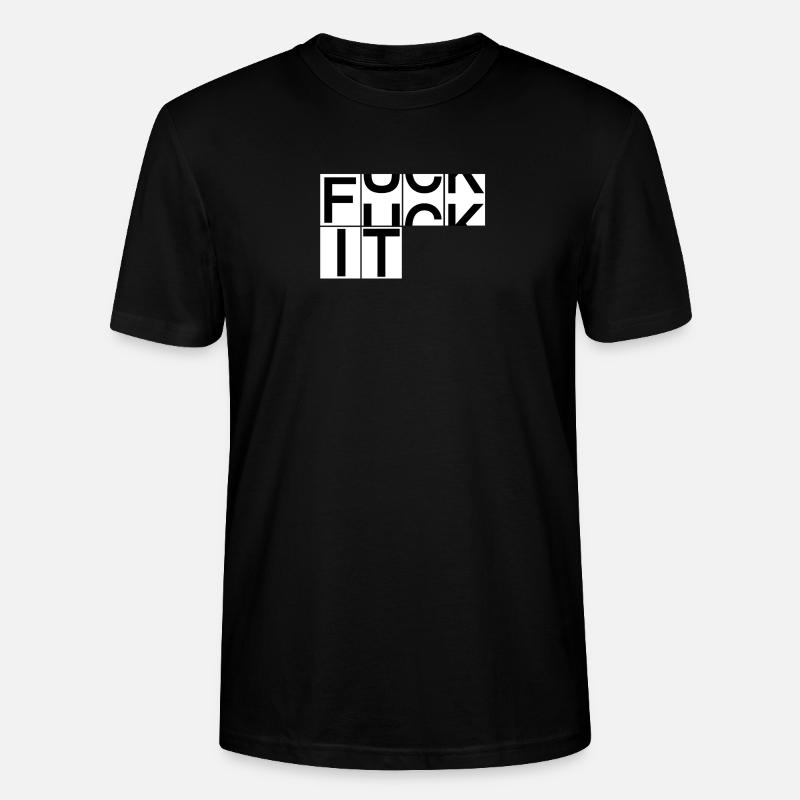 fick es - Stanley/Stella Unisex Bio-T-Shirt CRAFTER - Schwarz
