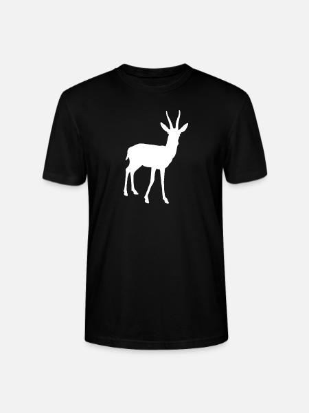 gazelle - Stanley/Stella CRAFTER Unisex Organic T-Shirt - black