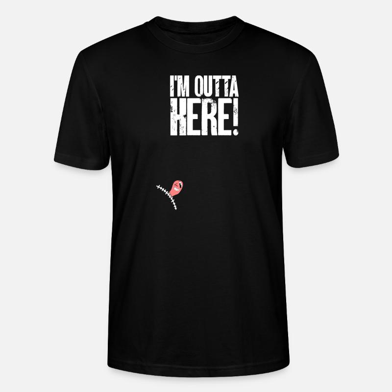 Appendicectomie Appendicite - T-shirt bio CRAFTER Stanley Stella Unisexe - noir