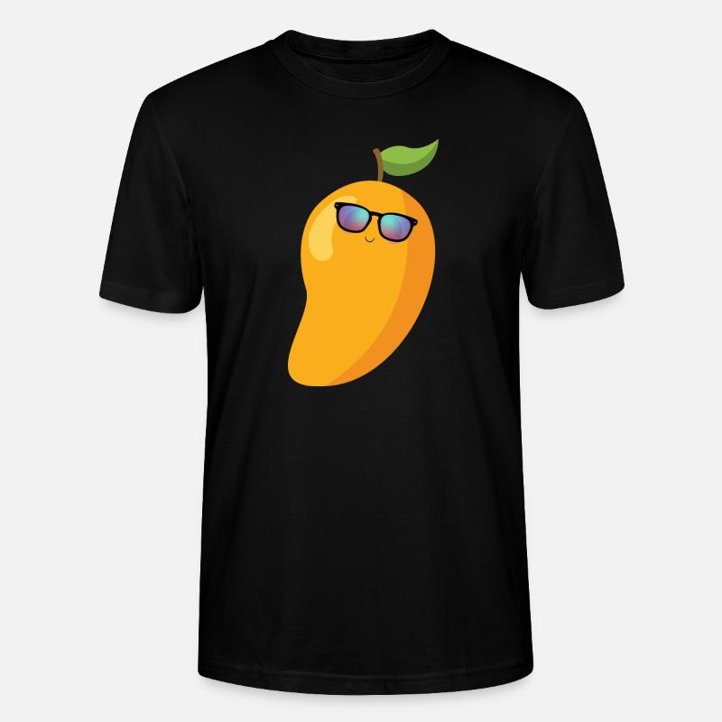 Mango Fruit Mango - Stanley/Stella CRAFTER Unisex Organic T-Shirt - black