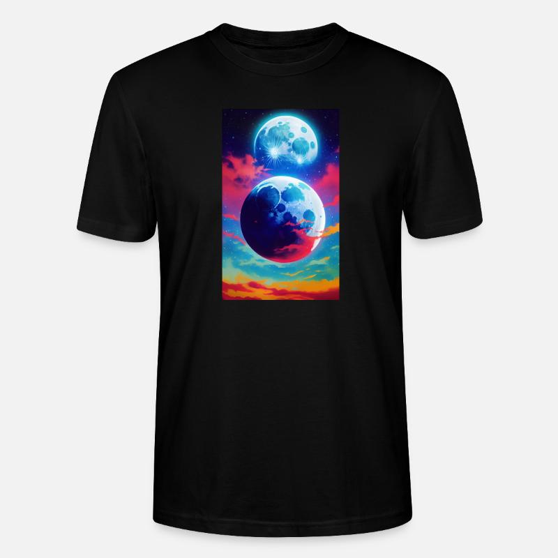 Système solaire | Planètes | Espace | Étoile - T-shirt bio CRAFTER Stanley Stella Unisexe - noir