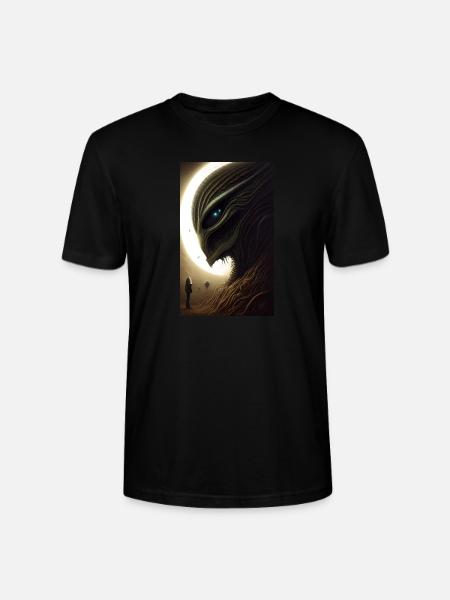 Alien | UFO | Spaceship | UAP | alien - Stanley/Stella CRAFTER Unisex Organic T-Shirt - black