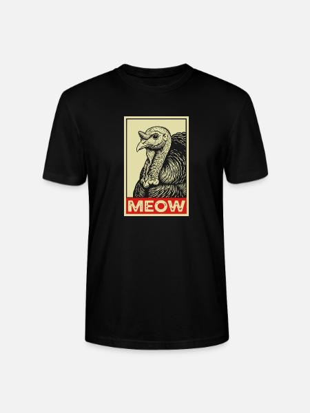 Jeg er bare her for sovsen sjov Thanksgiving - Stanley Stella CRAFTER unisex økologisk-T-shirt - sort