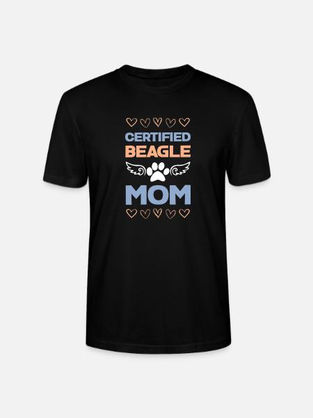 Beagle Mom Certified - Stanley/Stella CRAFTER Unisex Organic T-Shirt - black