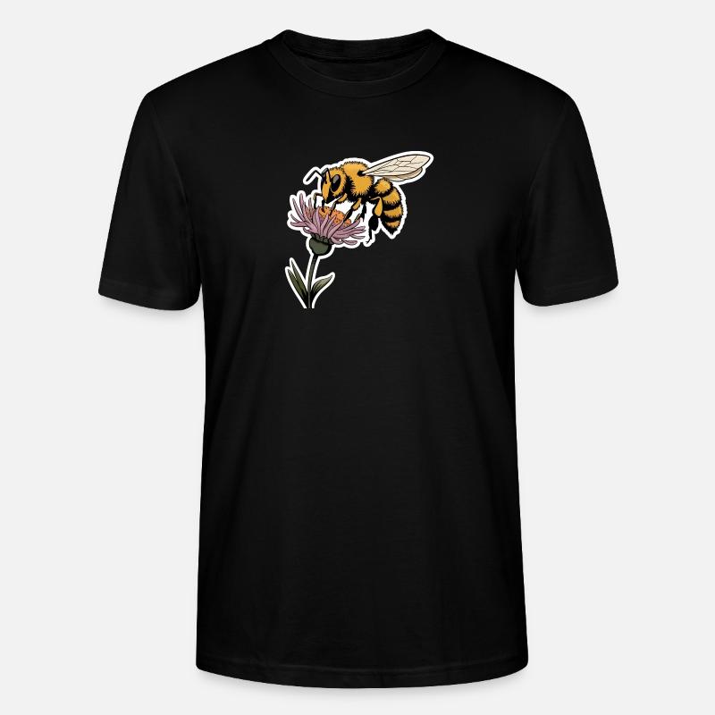 Bee - T-shirt bio CRAFTER Stanley Stella Unisexe - noir