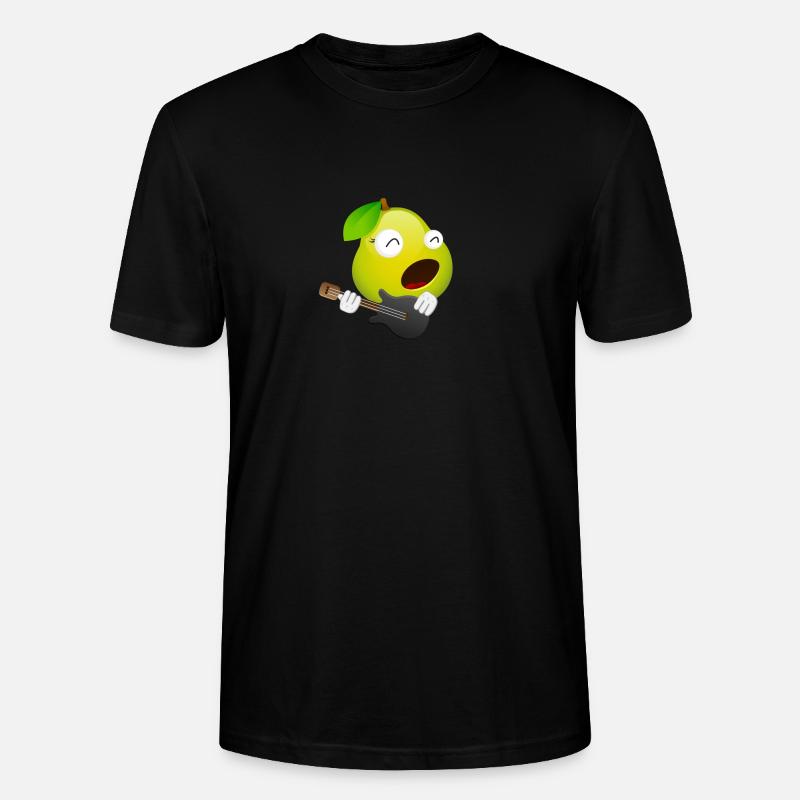 Birne - Stanley/Stella Unisex Bio-T-Shirt CRAFTER - Schwarz