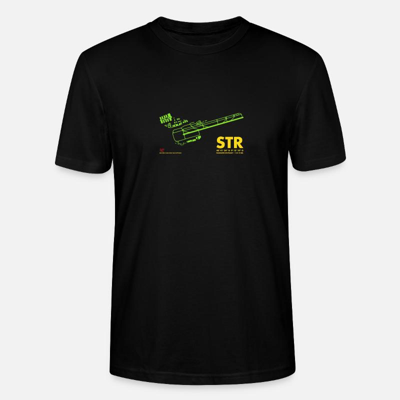 STR stuttgart gg - Stanley/Stella Unisex Bio-T-Shirt CRAFTER - Schwarz