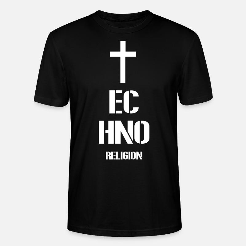 Techno - Stanley/Stella Unisex Bio-T-Shirt CRAFTER - Schwarz