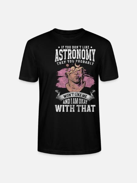 Universe Telescope - Stanley/Stella CRAFTER Unisex Organic T-Shirt - black