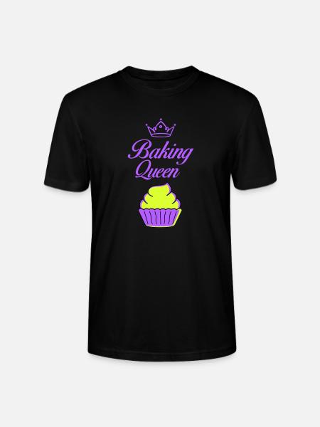 baking queen - Stanley/Stella Unisex Bio-T-Shirt CRAFTER - Schwarz