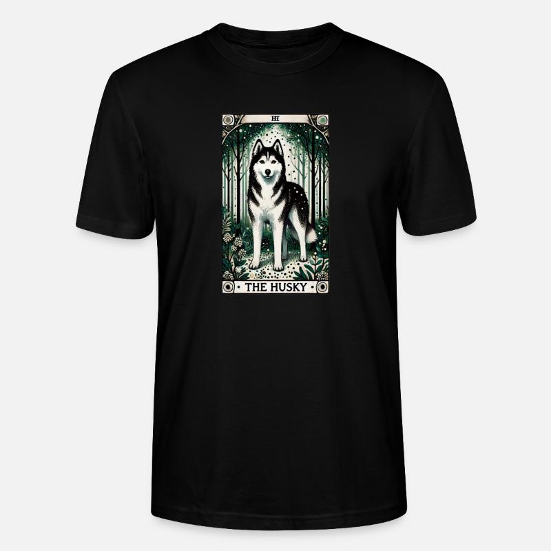 Der Husky - Stanley/Stella Unisex Bio-T-Shirt CRAFTER - Schwarz