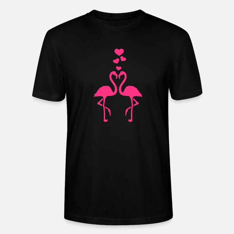 Flamant - T-shirt bio CRAFTER Stanley Stella Unisexe - noir