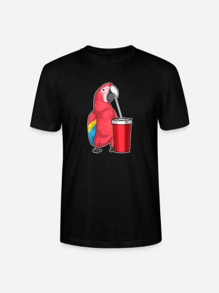 Parrot Mug to go - Stanley/Stella CRAFTER Unisex Organic T-Shirt - black