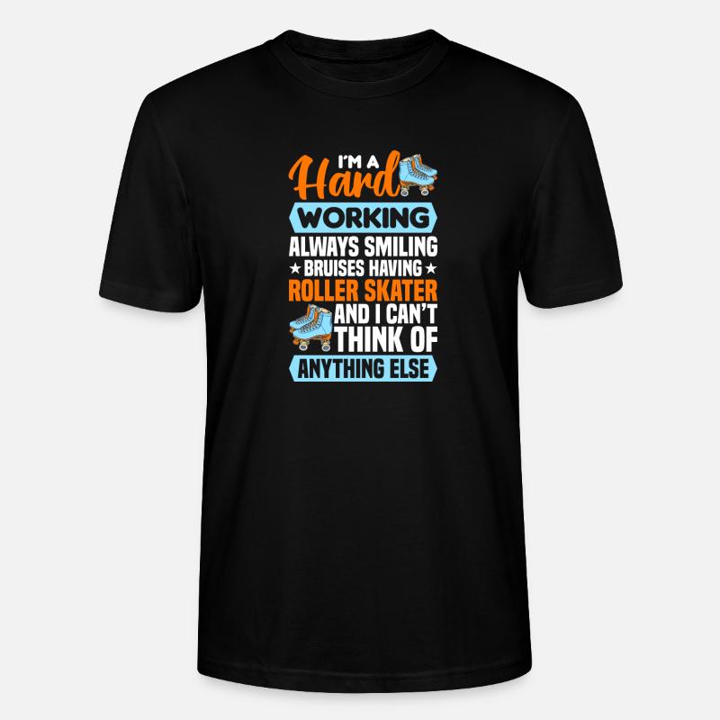 Rollschuh Design - Stanley/Stella Unisex Bio-T-Shirt CRAFTER - Schwarz