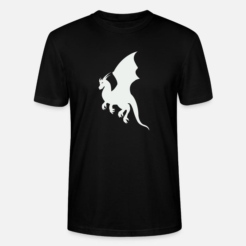 drache - Stanley/Stella Unisex Bio-T-Shirt CRAFTER - Schwarz
