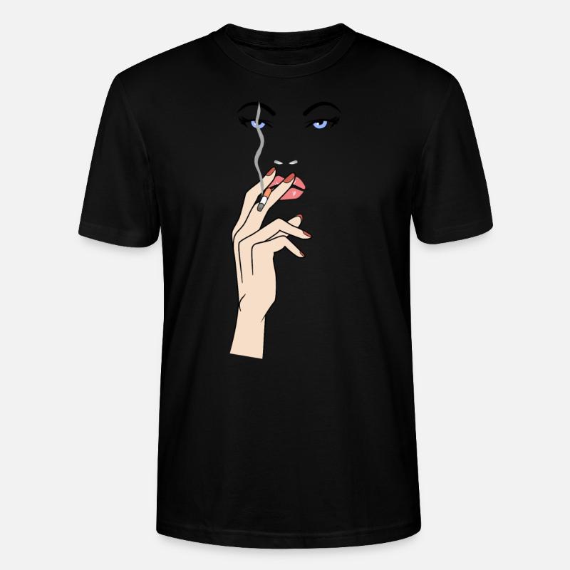 Smoking Hot - Stanley/Stella Unisex Bio-T-Shirt CRAFTER - Schwarz