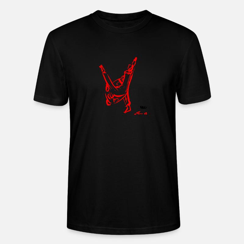 UCHI MATA ROT - Stanley/Stella Unisex Bio-T-Shirt CRAFTER - Schwarz