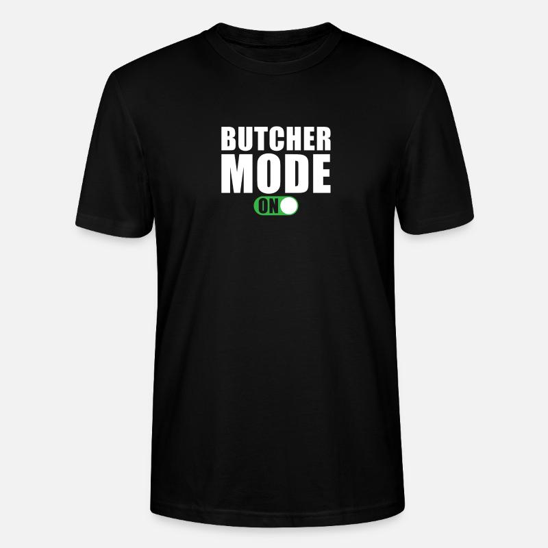 Mode Boucher activé - T-shirt bio CRAFTER Stanley Stella Unisexe - noir