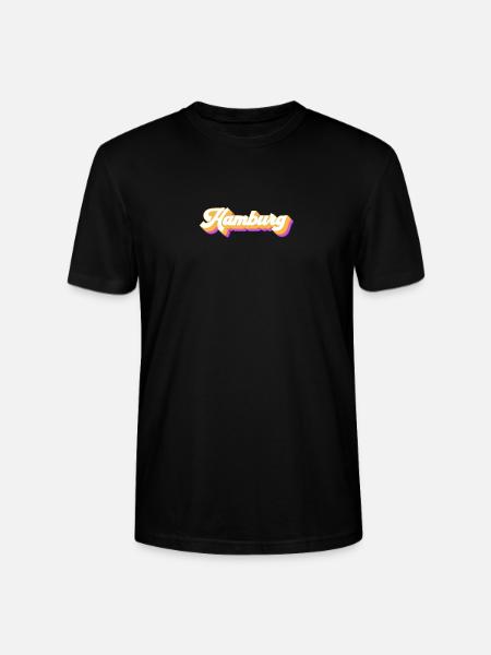 Hamburgerin Hamburger Hamburg - Stanley/Stella CRAFTER Unisex Organic T-Shirt - black