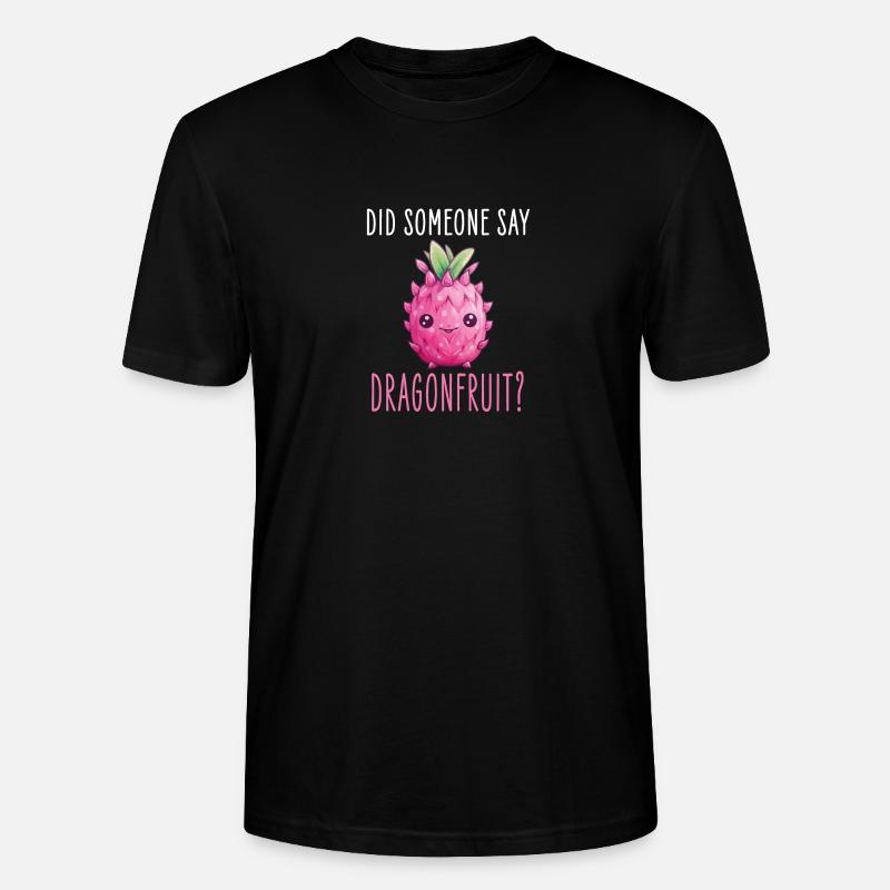 Drachfrucht Kawaii - Stanley/Stella Unisex Bio-T-Shirt CRAFTER - Schwarz