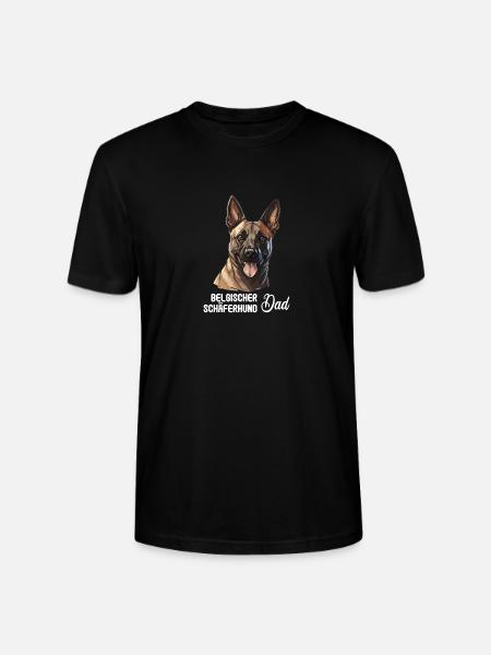 Hund Belgischer Schäferhund - Stanley/Stella Unisex Bio-T-Shirt CRAFTER - Schwarz