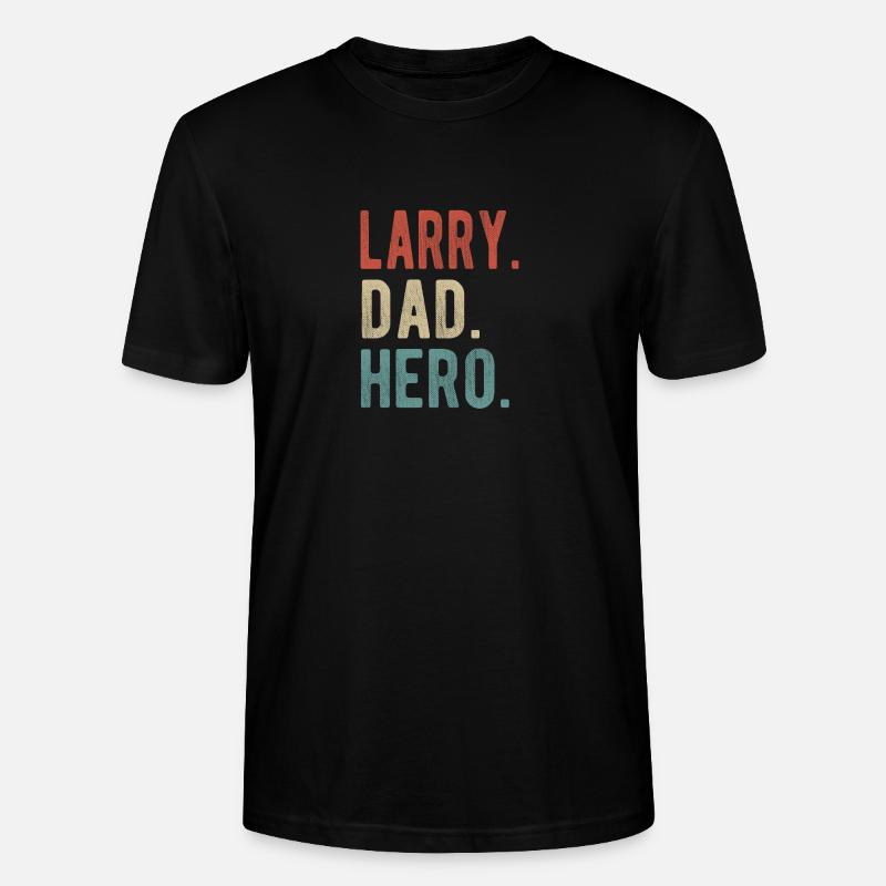 Larry Dad Held - Stanley/Stella Unisex Bio-T-Shirt CRAFTER - Schwarz