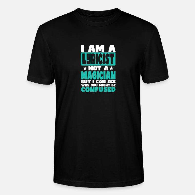 Parolier - T-shirt bio CRAFTER Stanley Stella Unisexe - noir
