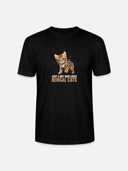 Chat du Bengale Bengalkatze - T-shirt bio CRAFTER Stanley Stella Unisexe - noir