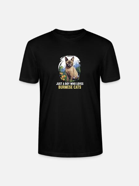 Chat birman Birmanie Katze - T-shirt bio CRAFTER Stanley Stella Unisexe - noir