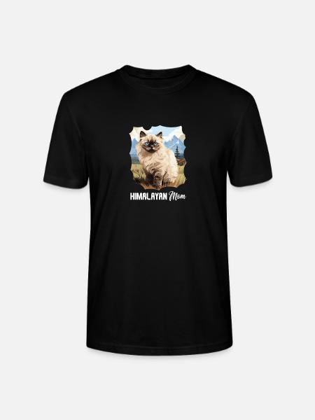 Himalayan Cat Colourpoint Katze - Stanley/Stella CRAFTER Unisex Organic T-Shirt - black