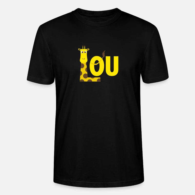 Lou - Stanley/Stella Unisex Bio-T-Shirt CRAFTER - Schwarz