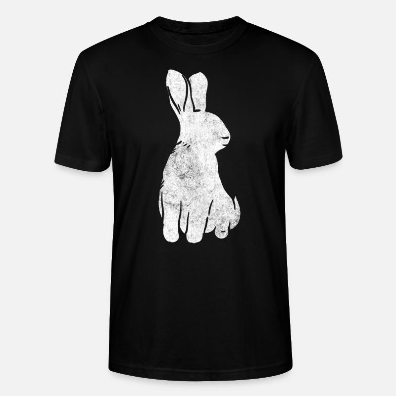Lapin lapin lapin - T-shirt bio CRAFTER Stanley Stella Unisexe - noir