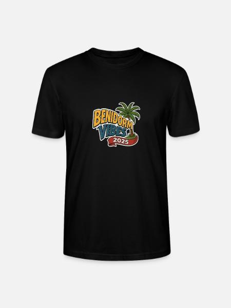 Benidorm Vibes 2025 - Stanley/Stella CRAFTER Unisex Organic T-Shirt - black