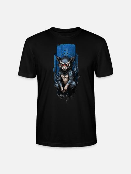 Enigmatic Aye-Aye - Stanley/Stella CRAFTER Unisex Organic T-Shirt - black