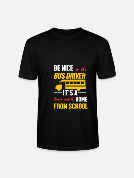 Schulbusfahrer Schulbus - Stanley/Stella Unisex Bio-T-Shirt CRAFTER - Schwarz