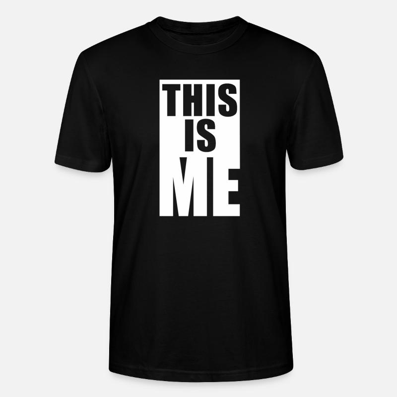 this is me - T-shirt bio CRAFTER Stanley Stella Unisexe - noir