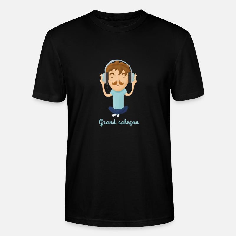 Grand caleçon - T-shirt bio CRAFTER Stanley Stella Unisexe - noir
