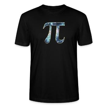 Symbole Pi, Math, Nombre, Nerd, Pi Day, Math - T-shirt bio CRAFTER Stanley Stella Unisexe - noir - Devant - Alina (178cm) & Michal (187cm)