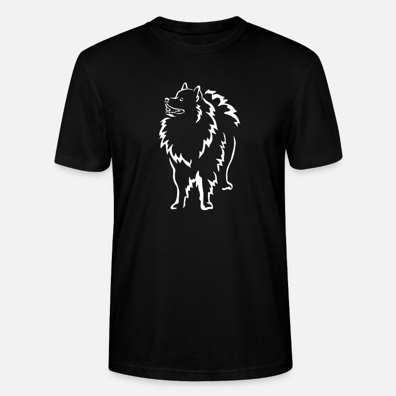 Wolfsspitz "Black Edition" - Stanley/Stella Unisex Bio-T-Shirt CRAFTER - Schwarz