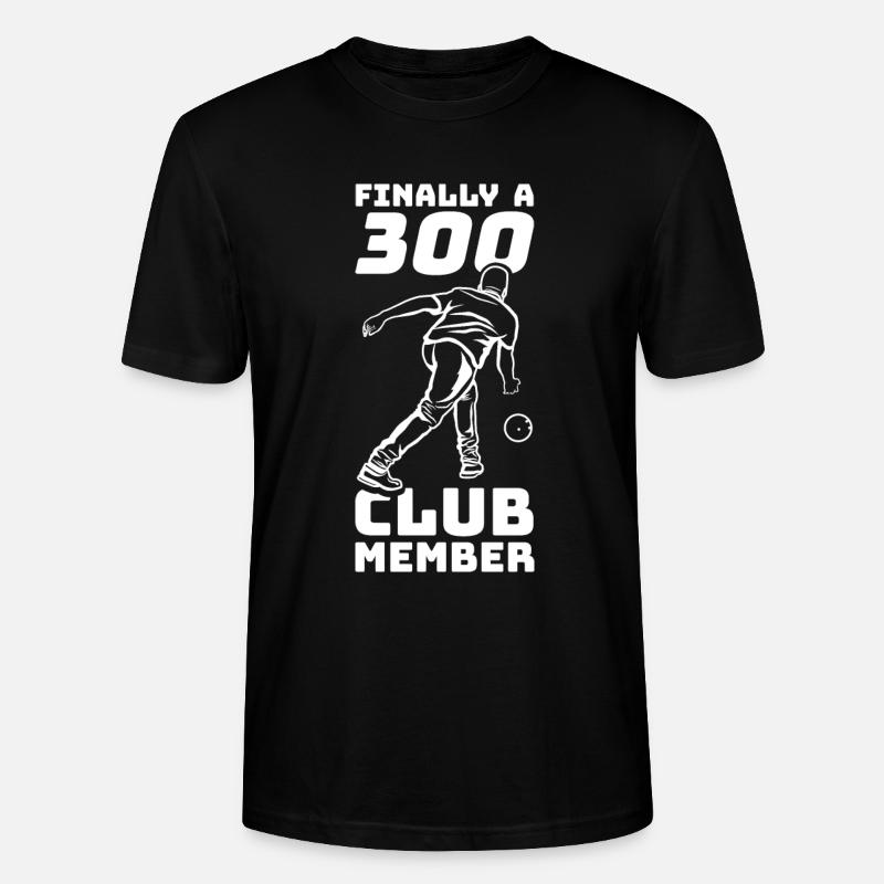 Lustiger Bowling Spruch - Stanley/Stella Unisex Bio-T-Shirt CRAFTER - Schwarz