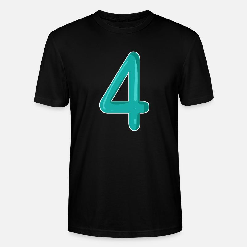4 - Stanley/Stella Unisex Bio-T-Shirt CRAFTER - Schwarz